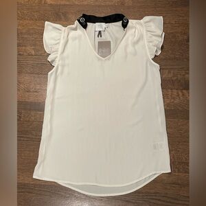 Embroidered Ivory Shirt by HD in Paris